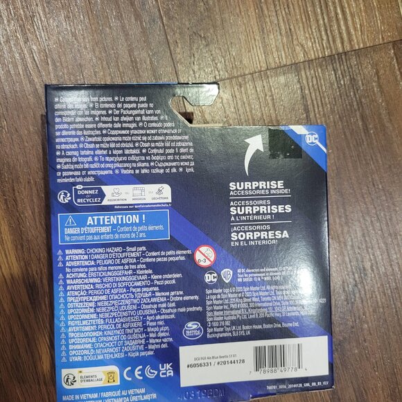 DC Blue Beetle Action Figure with 2 Surprise Accessories Included - Picture 4 of 4